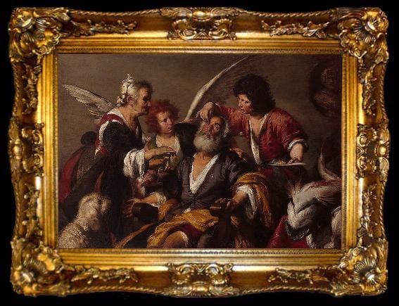 framed  Bernardo Strozzi The Healing of Tobit, ta009-2